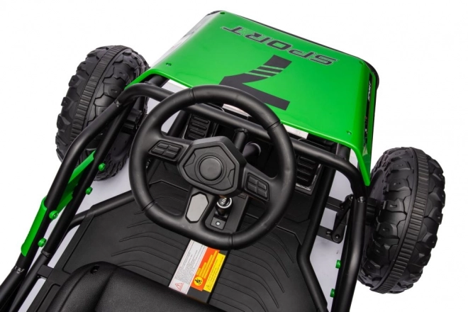 Grüner Elektro-Buggy für Kinder 24V