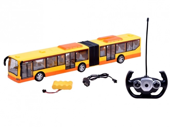 Fernbedienbarer RC Bus für Kinder – Gelb