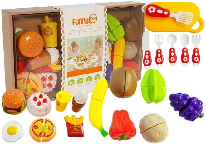 Kinderset Obst und Gemüse zum Schneiden