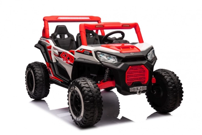 Rotes Elektroauto Buggy 4x4 24V für Kinder