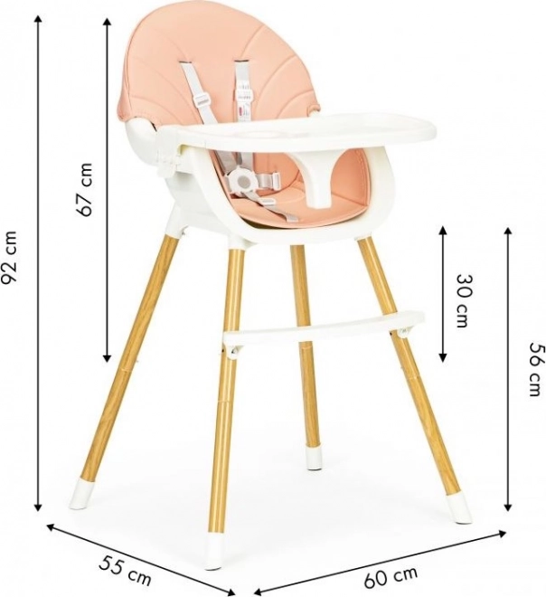 2-in-1 Hochstuhl ECOTOYS