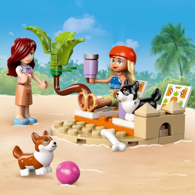 Lego Friends Abenteuer mit Surfenden Hunden und Scooter