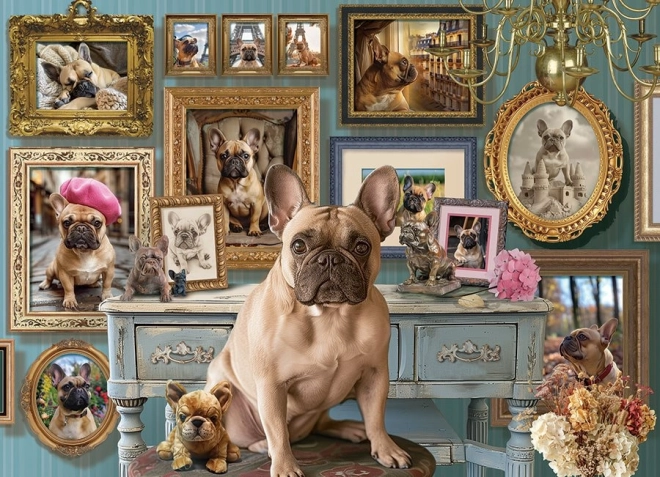 Puzzle Französische Bulldogge 500 Teile Cobble Hill