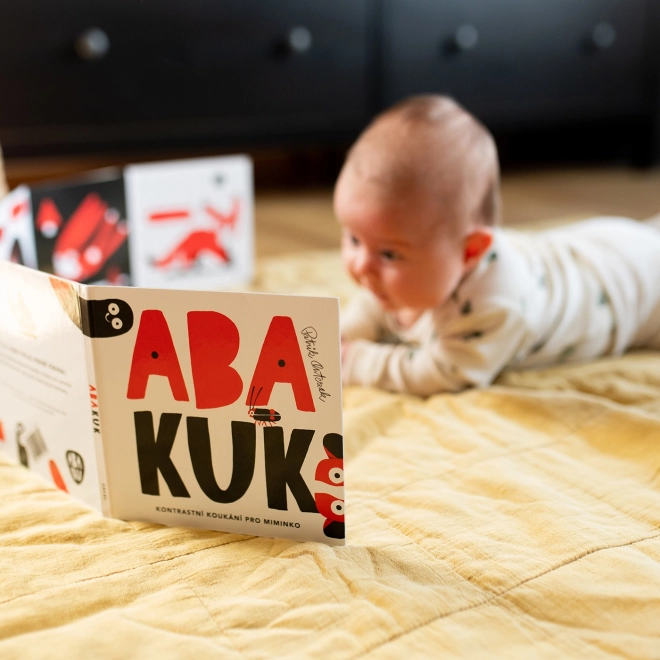 Ababu Kontrast-Bilderbuch für Babys mit Illustrationen von Patrik Antczak