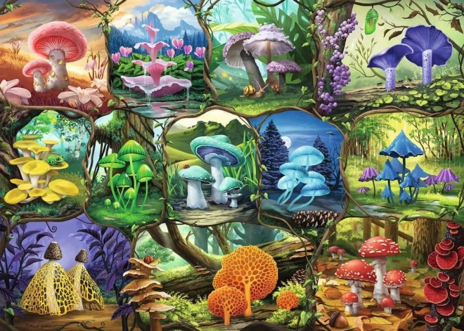 Wunderschöne Pilze Puzzle Ravensburger 1000 Teile