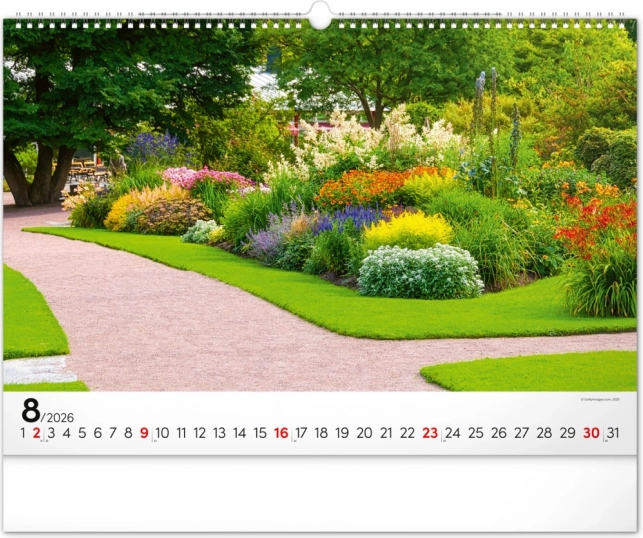 Wandkalender Gärten 2026