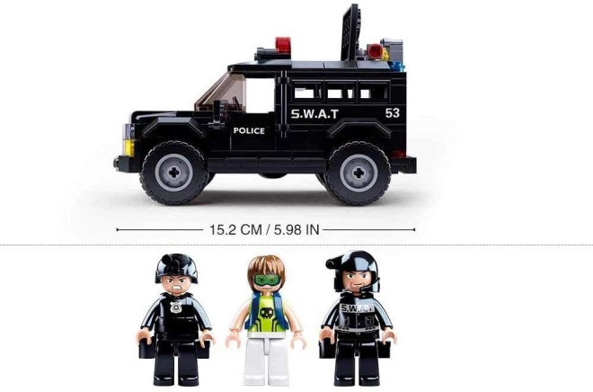 Drei Figuren und umfangreiches Zubehör