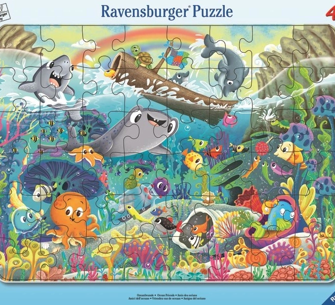 Kinderpuzzle Ozean-Freunde 48 Teile