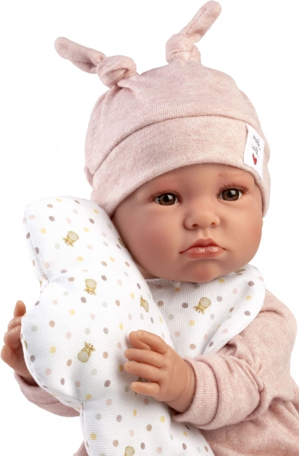 Realistische Baby-Puppe mit Geräuschen und weichem Körper 45 cm