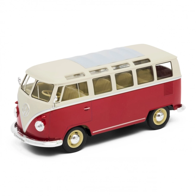 Welly Volkswagen T1 Bus Modellauto Rot