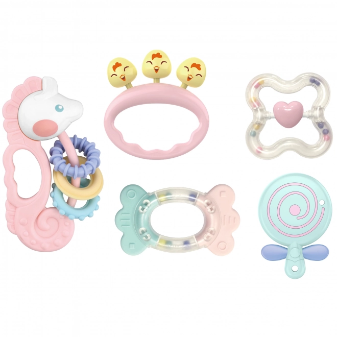 Woopie Baby Spielset Rassel-Beißringe