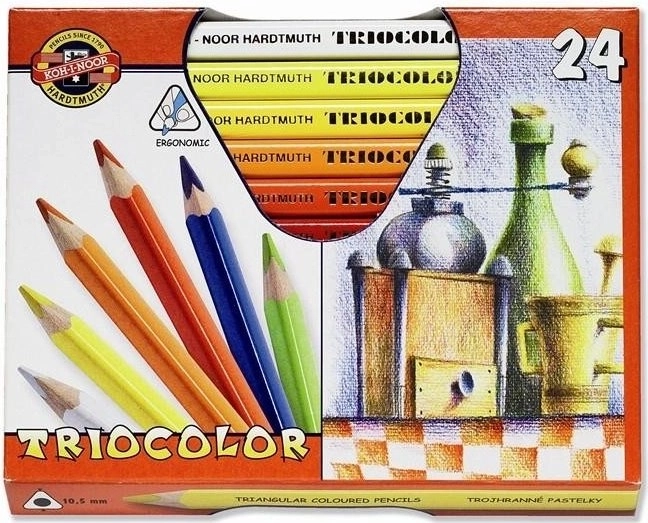 Koh-I-Noor Triocolor Dreikantstifte 24er Set