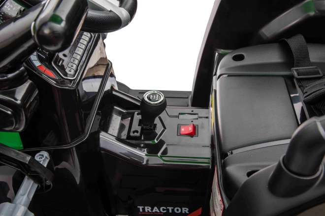 MEGA Traktor D68 mit Anhänger grün