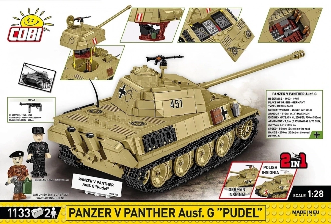 Panzer V Panther G Panzer Fuchs Bausteine Set