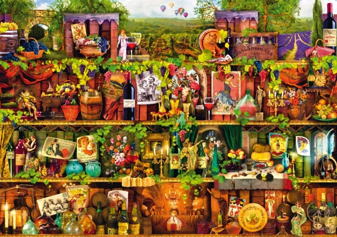 Puzzle Polizei mit Wein 1000 Teile