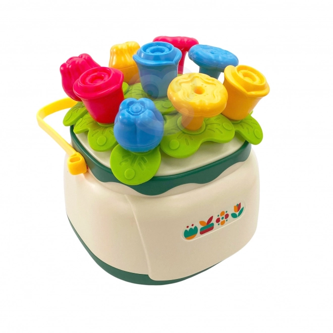Blumenkorb Sortier- und Lernspiel für Kinder