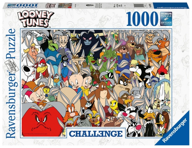 Ravensburger Puzzle Looney Tunes Herausforderung 1000 Teile