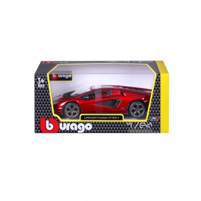 Bburago Lamborghini Countach LPI 800-4 Modellauto Rot