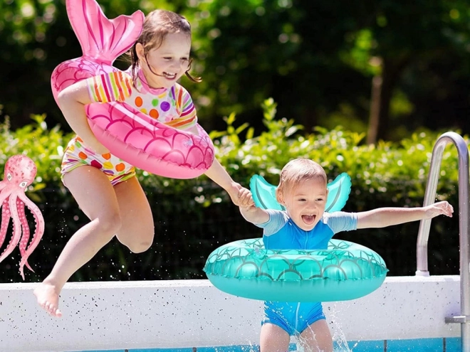 Druckbarer Kinderschwimmreifen mit Flosse