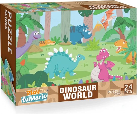 Fröhliches Dinosauriermotiv