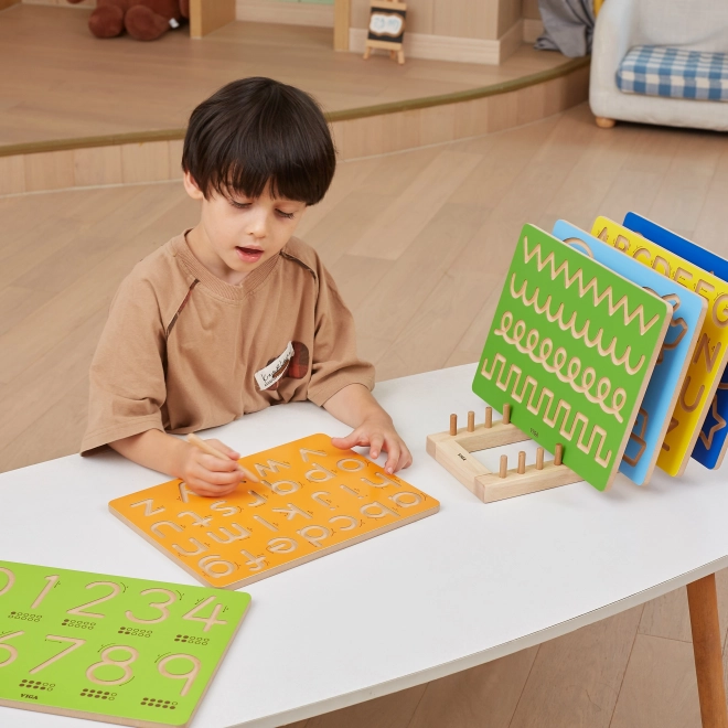Grafomotorische Tafel Zahlen lernen von Viga