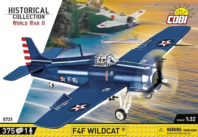 Cobi II Weltkrieg F4F Wildcat Modellbau