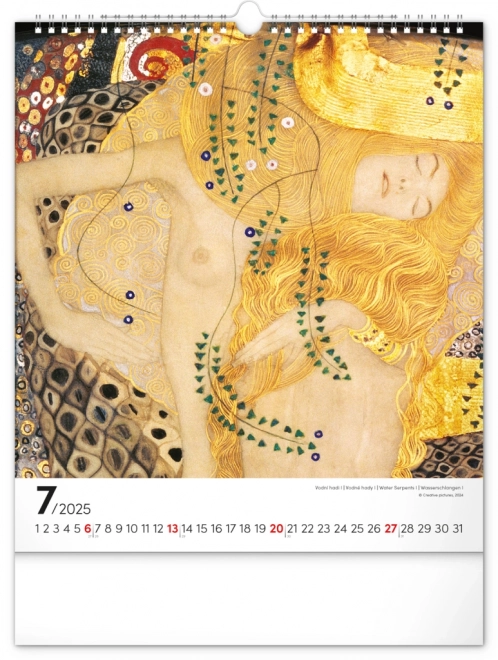 Wandkalender Gustav Klimt 2025