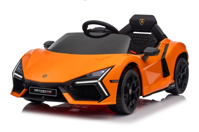Kinder Elektroauto Lamborghini Revuelto orange