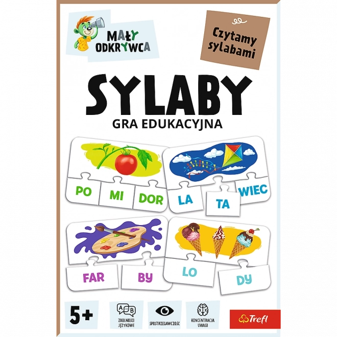 Silben Kinderbildungsspiel