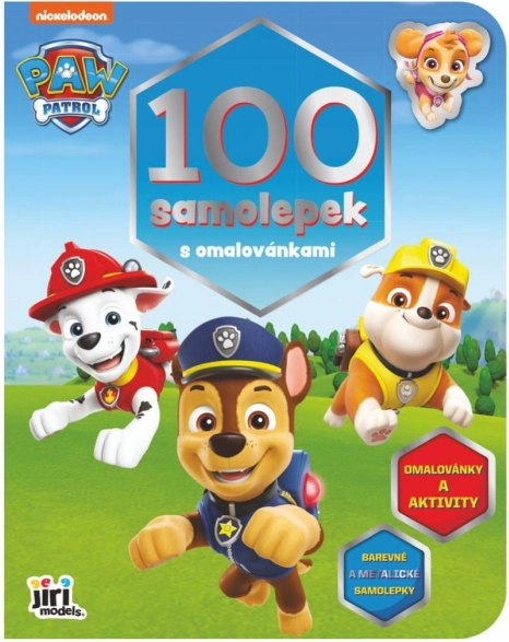 Sticker- und Malbuch 100 Aufkleber PAW Patrol 21,5 × 28 cm