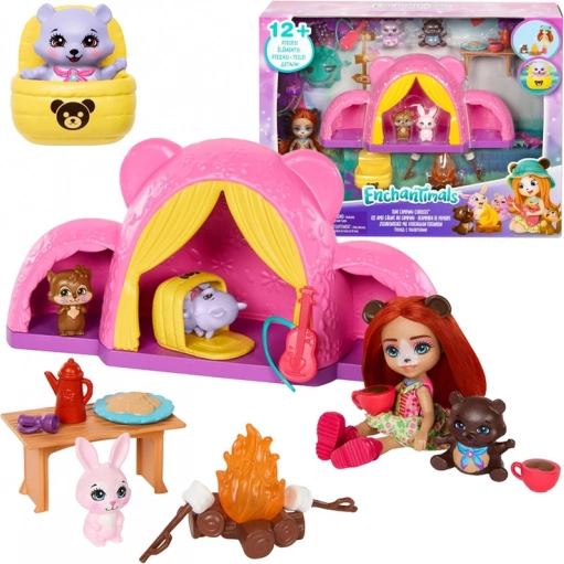 Enchantimals Campingzelt mit Puppe und Tierchen