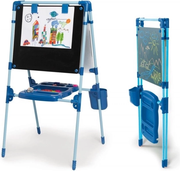 Beidseitige Tafel 2-in-1: Marker und Kreide