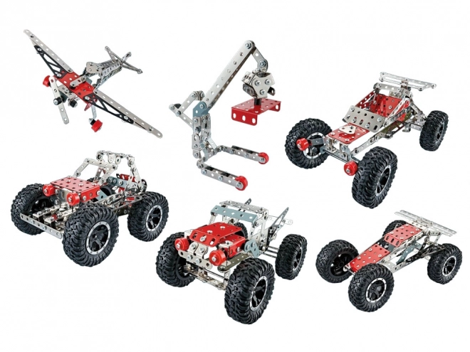 Konstruktionsspielzeug Metallbausteine 6-in-1 Set