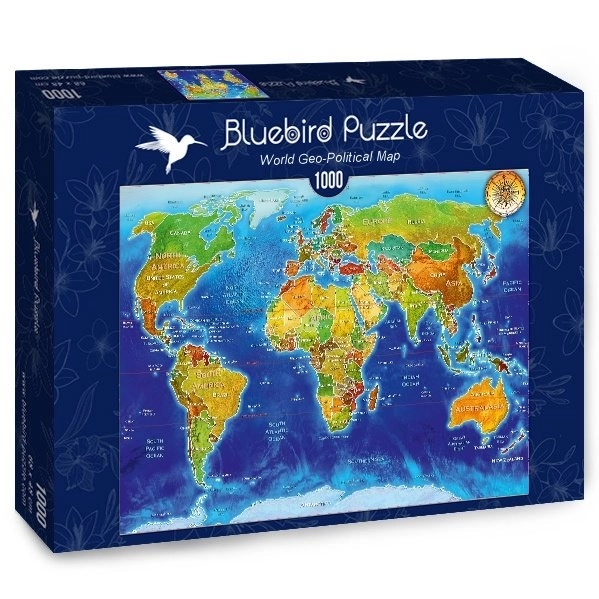 Bluebird Puzzle Weltkarte 1000 Teile