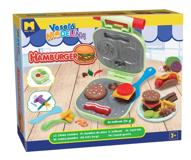 Veselá Knete Burger Set