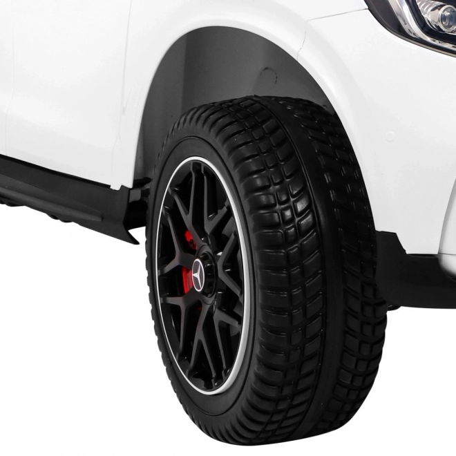 Mercedes GLC 63S Kinderauto Weiß + 4x4 + MP4 + LED + Ökoleder + Langsamer Start + EVA