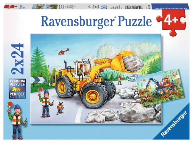 Ravensburger Puzzle Baustellenfahrzeuge