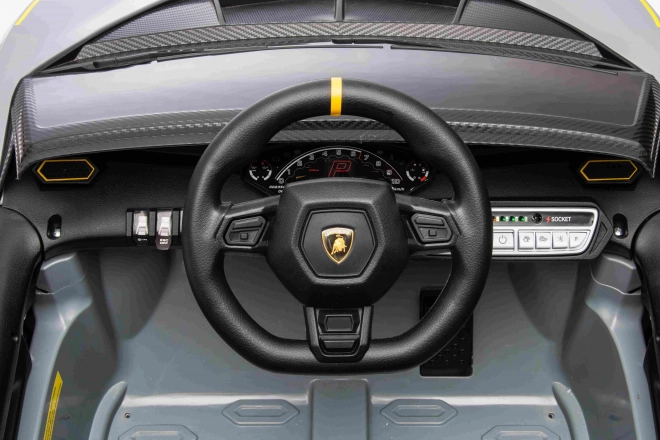 Baby-Elektroauto Lamborghini Invencible – grau