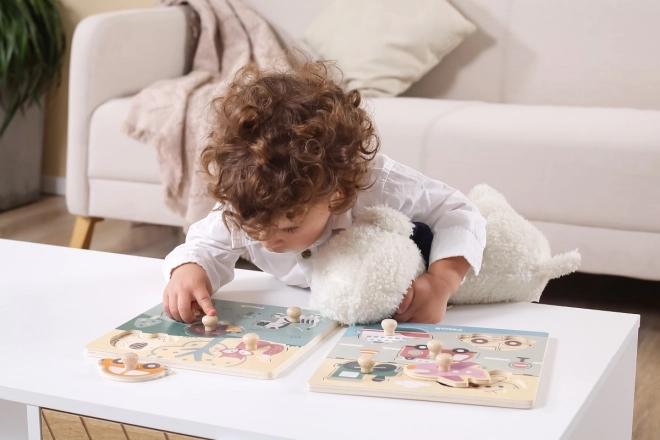 Polar B Puzzle mit Griffen