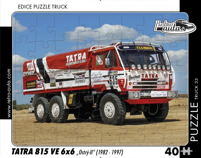 Retro Puzzlespiel LKW Tatra 815 VE 6x6