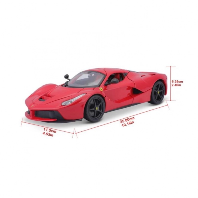 Bburago Ferrari LaFerrari Modellauto Rot