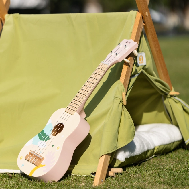 Klassik World Holz-Ukulele für Kinder - Rosa