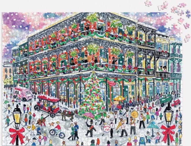 Weihnachtspuzzle New Orleans von Galison
