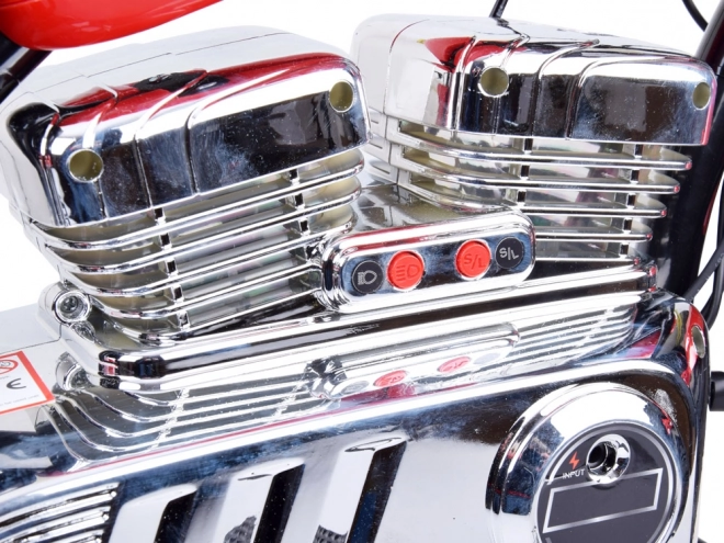 Elektrischer Chopper Motorrad für Kinder – Rot