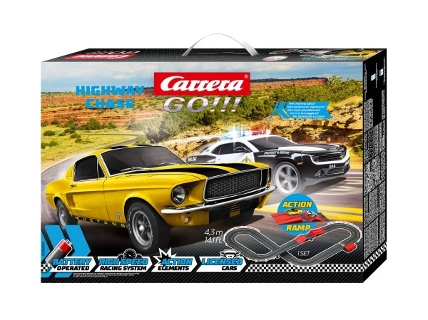Carrera GO!!! Highway Chase Rennstrecke 4,3m