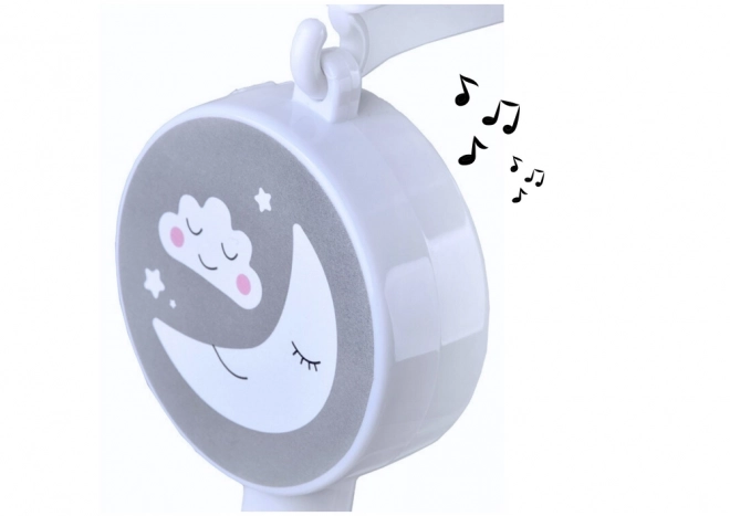 Aufziehbares Musik-Mobile fürs Babybett