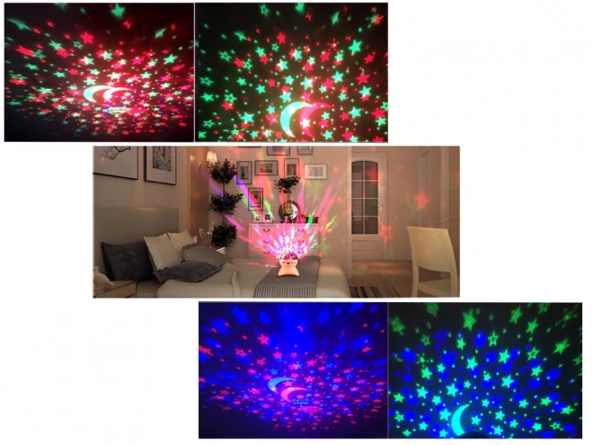 Sternenprojektor Nachtlicht mit Bluetooth Lautsprecher