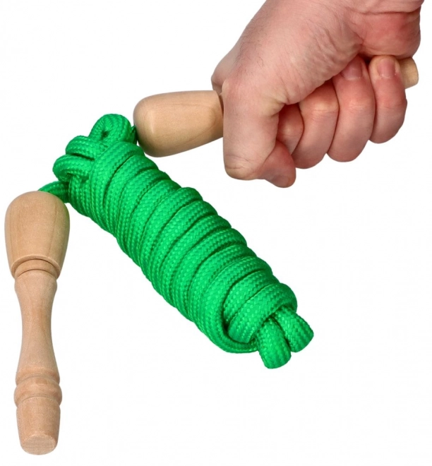 Goki Springseil mit Holzgriffen 240 cm