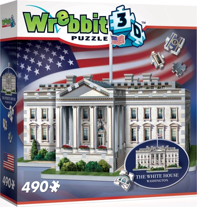 3D-Puzzle Weißes Haus von Wrebbit
