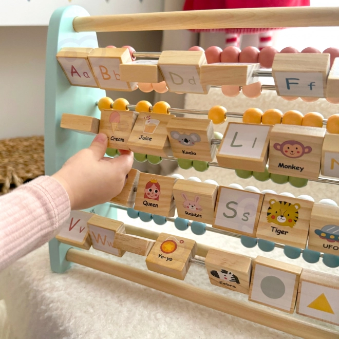 Holzbildungsvermittler und Alphabet Tooky Toy